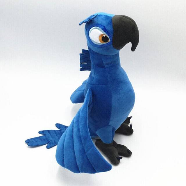 (Light Blue) 11.8in Rio Movie Figure Blu Jewel Plush Toy Macaw Parrot Birds Soft Doll