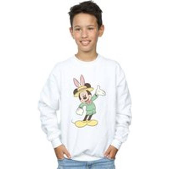 Mickey Mouse Easter Bunny Sweatshirt - White - 9 Years