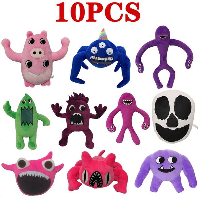 (10PCS-A) 7-15Pcs New Garten Of Banban Plush Game Animation Surrounding Children's Birthday Gift and Holiday Gifts Plush Toy