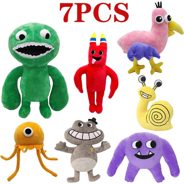 (7PCS-D) 7-15Pcs New Garten Of Banban Plush Game Animation Surrounding Children's Birthday Gift and Holiday Gifts Plush Toy