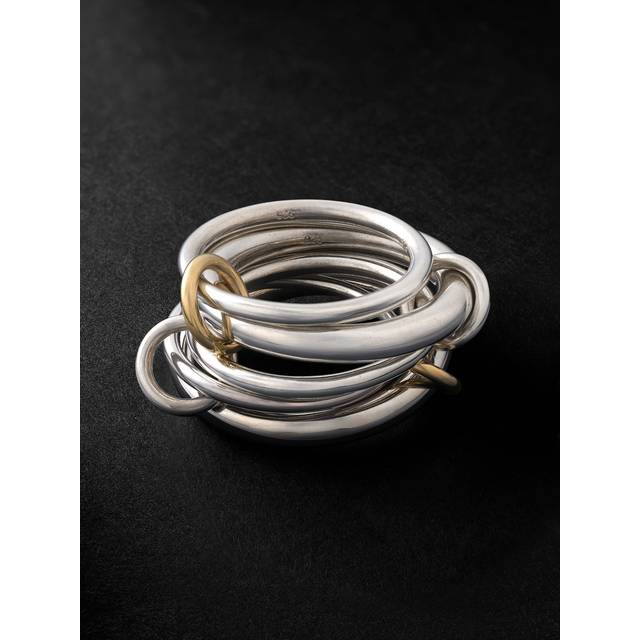 Spinelli Kilcollin - Vela SG 18-Karat Gold and Sterling Silver Ring - Men - Silver - 9
