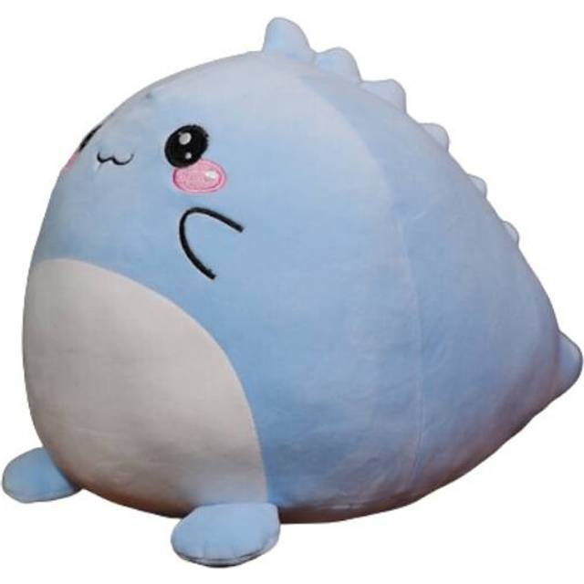 (Blue, 40cm/15.75in) Squishmallow Plush Dinosaur Toy Large Pillow Cushion Childrens Birthday Gift