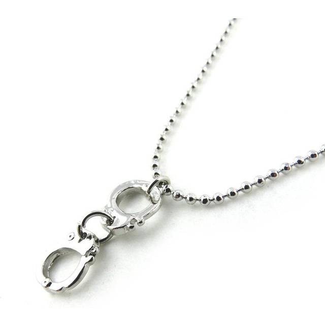 Les Trésors De Lily [N1132] - Designer necklace 'Menottes' silver