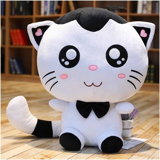 (100cm, 1) Plush Toy Cute Big Face Cat Soft Doll Girl Sleeping Bed Pillow Large