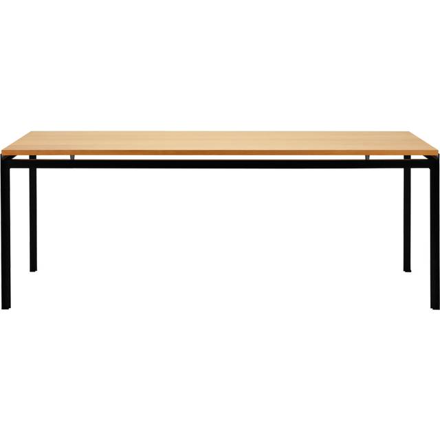 Carl Hansen & Søn PK52 Professorbordet matbord svartlackat stål Klarlackad ek