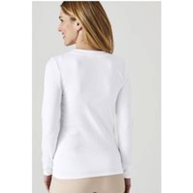 Thermal Intense Warmth Long Sleeved Recycled T-Shirt - White - 2XL
