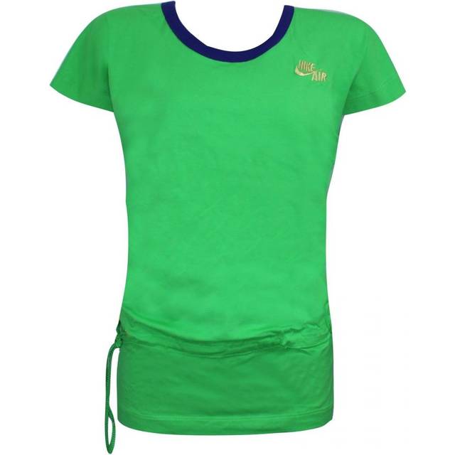 Nike air logo womens green top