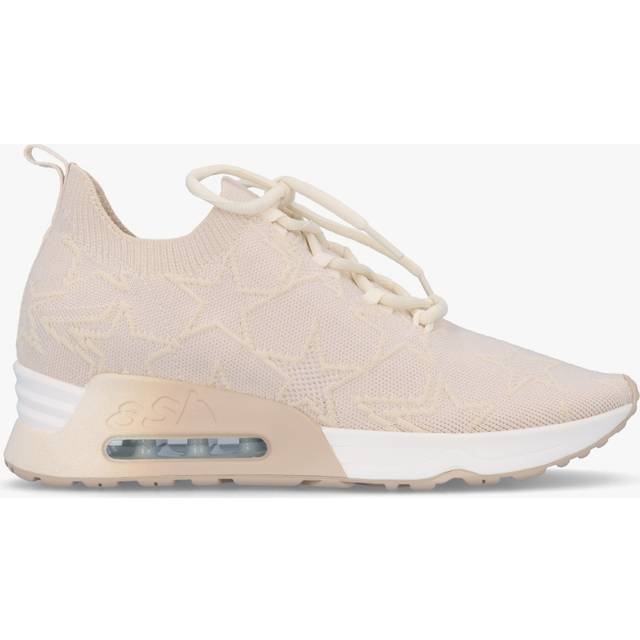 ASH Lucky Star Tofu Shell Knitted Trainers Size: 41, Colour: Beige Fab