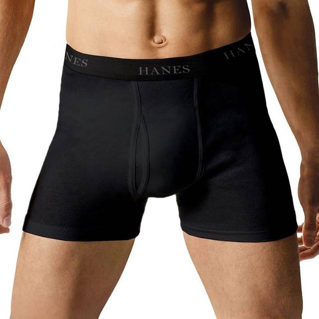Hanes Mens 5-Pack Best Tagless Boxer Brief with Comfort Flex Waistband