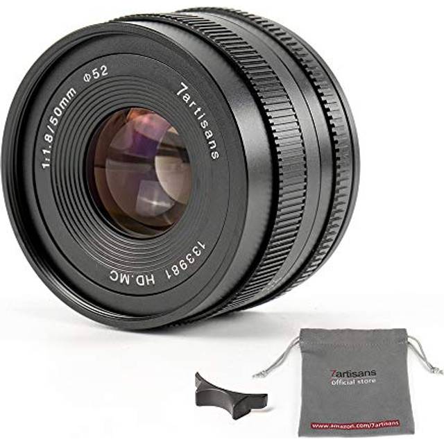 7artisans 50mm F1.8 APS-C Manual Focus Fixed Lens Compatible with Olympus and Panasonic MFT M4/3 Mount Mirrorless Cameras