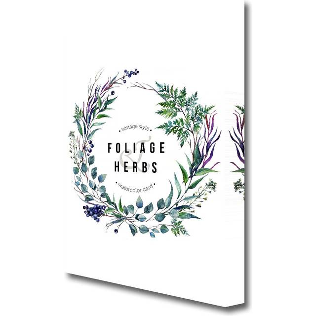 Herbs Kitchen - Wrapped Canvas Rectangle Print (101.6 cm H x 66 cm W)