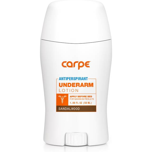 Carpe Clinical Strength Underarm Antiperspirant and Deodorant  Sandalwood Scent