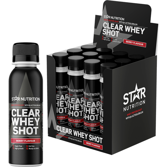12 x Clear Whey Vassleprotein Shot 100 ml