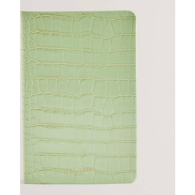 Ted Baker BRENDAS Pale Green Croc A5 Notebook