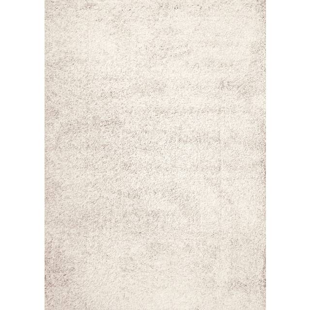 Anne Klein Women's The Plush Modern Solid Rug Collection in Ivory size 7.7X10