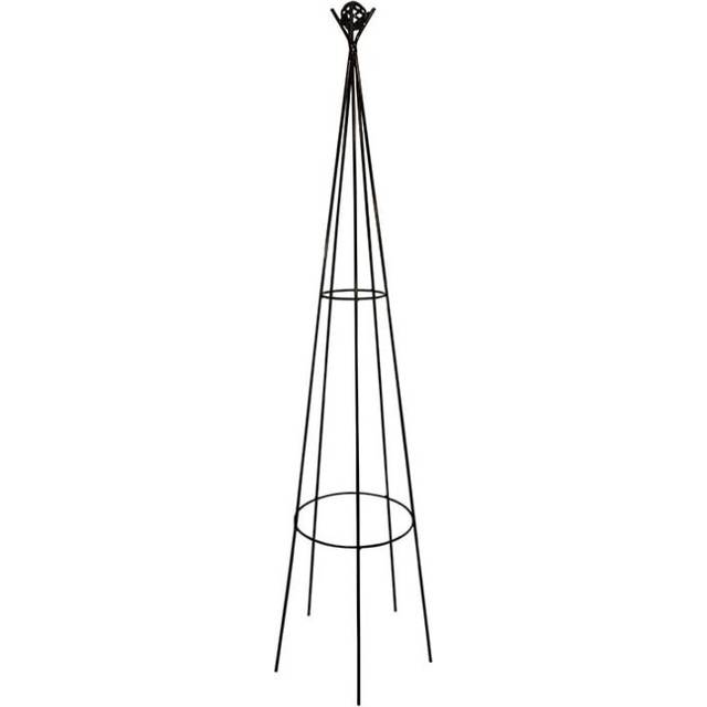 Wigwam Obelisk - 1.2m Tall (4ft) - Plastic Coated in Black