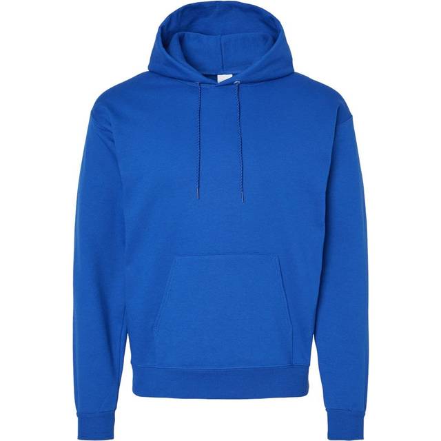 Hanes Mens Ecosmart Hooded Sweatshirt  L  Athletic Royal