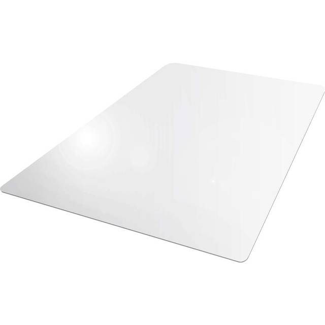Floortex Ecotex Bioplus Eco Friendly Carbon Neutral Polycarbonate Chair Mat For Hard Floors - 115 X 134Cm, Clear