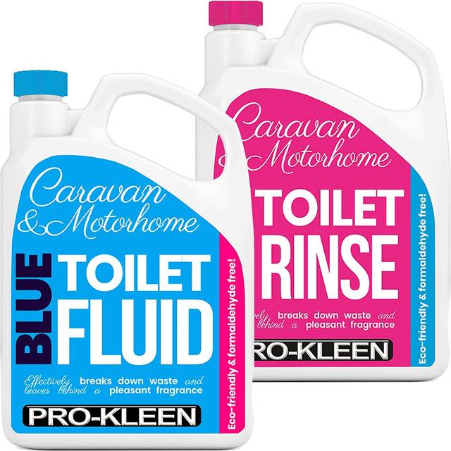 Pro-Kleen Blue 2L and Pink 2L Toilet Cleaner for Caravan