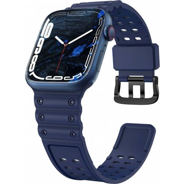 Apple Watch Ultra/SE/8/7/6 (41/42/38mm) Armband - Navy BlÃ¥