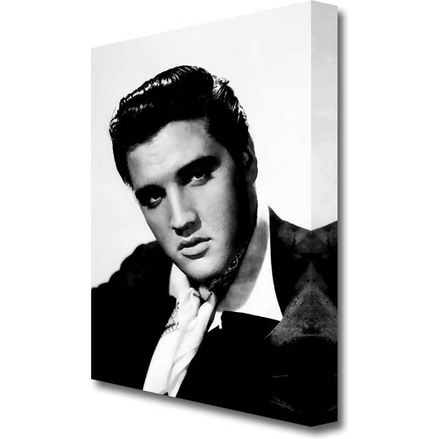 'Elvis Presley Blue Suede Shoes' - Wrapped Canvas Photograph Print (142.2 cm H x 101.6 cm W)