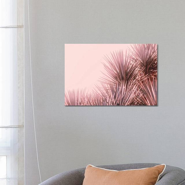 Boho Pink Palms by Ann Hudec - Wrapped Canvas Graphic Art (66.04 cm H x 45.72 cm W x 1.91 cm D)