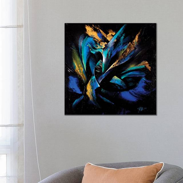 Northern Lights by Michael Goldzweig - Wrapped Canvas Painting (66.04 cm H x 66.04 cm W x 1.91 cm D)