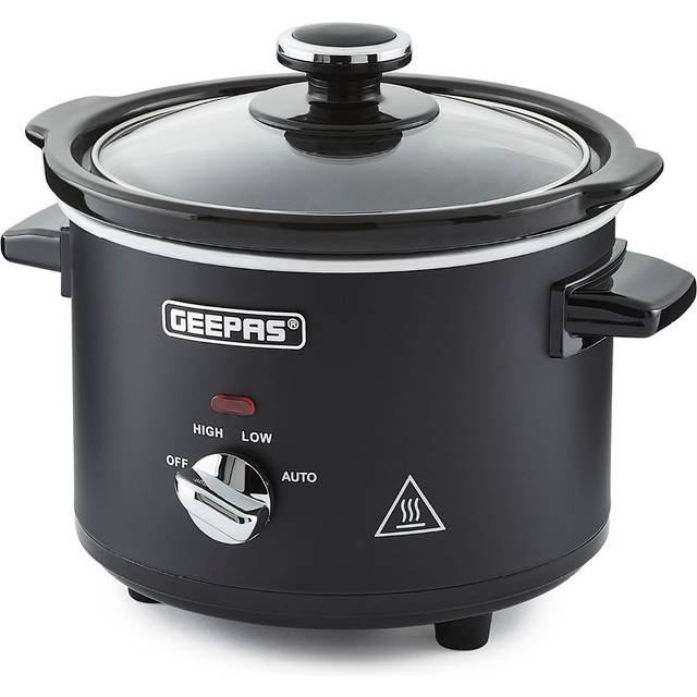 1.5L Chalkboard Slow Cooker With Removable Ceramic Bowl