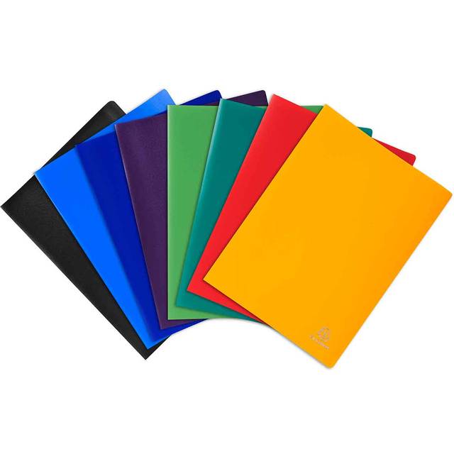 Exacompta Display Book A4 70 Pockets - Pack of 8, Multi