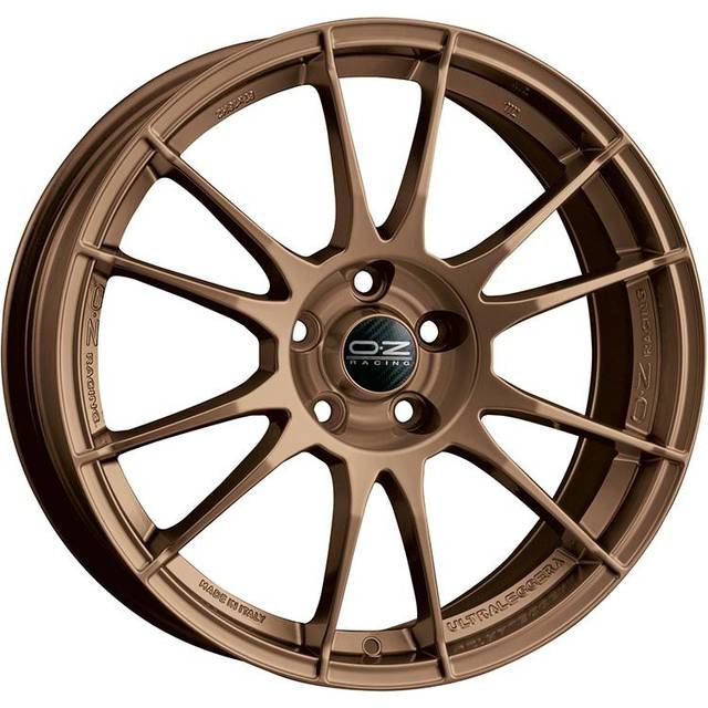 OZ Racing Ultraleggera Alloy Wheels In Matt Bronze Set Of 4 - 18x9 Inch ET55 5x114.3 PCD 75mm Centre Bore Matt Bronze, Bronze