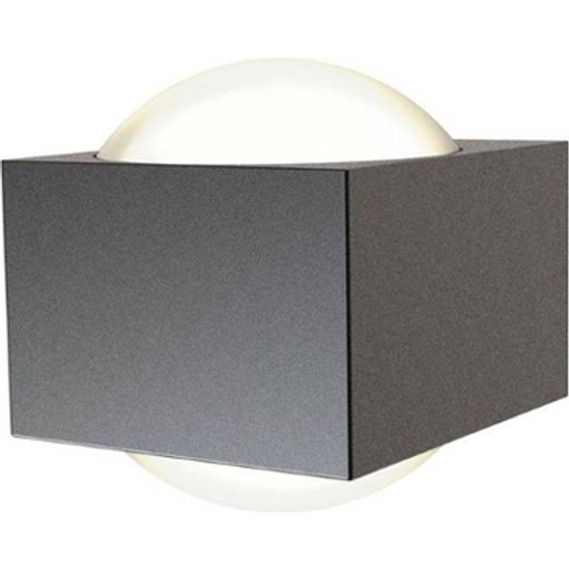 Ansell Misano Square IP65 Bi-Directional Wall Light 4000K Graphite