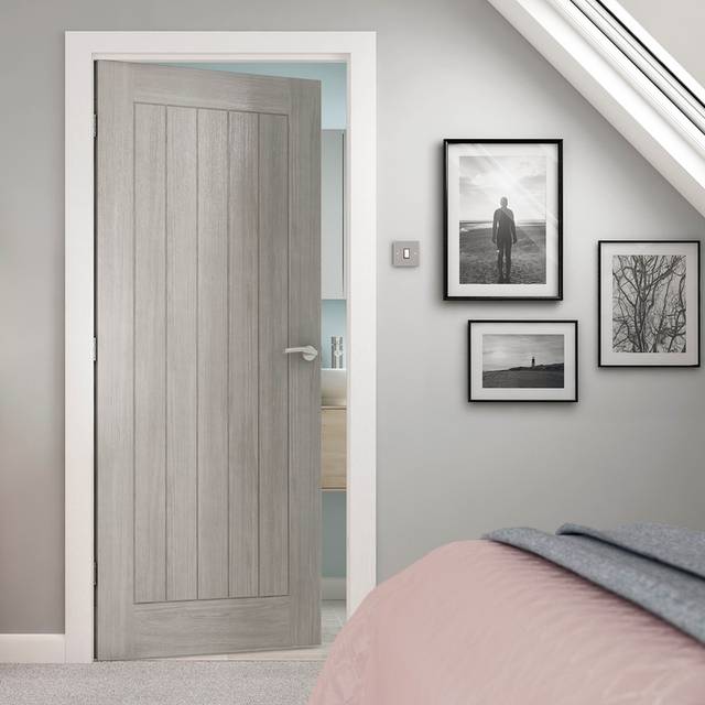 JB Kind Colorado Laminate Internal Door 35 x 1981 x 686mm in Grey