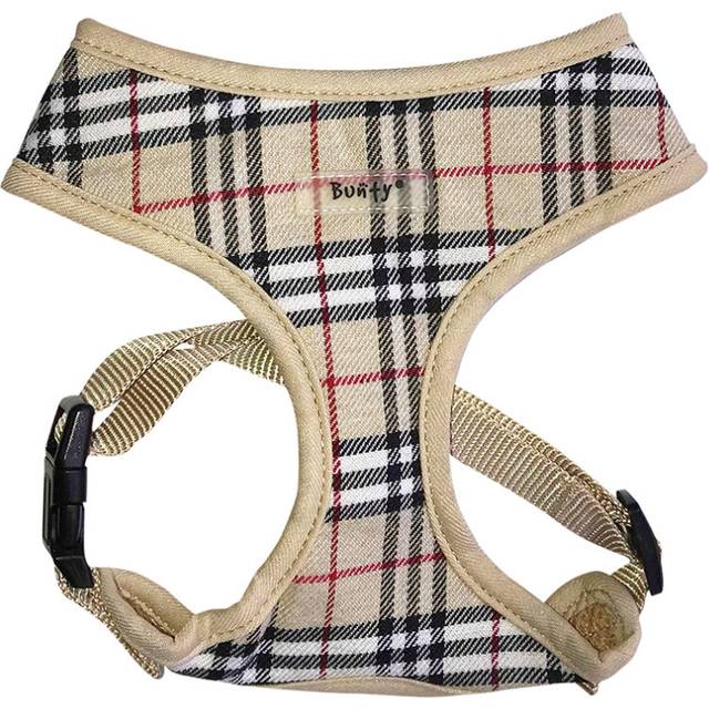 (Small, Beige) Dog Puppy Harness Adjustable No Pull Small Medium Large Dogs