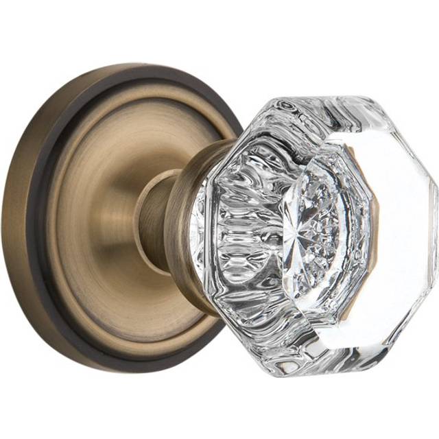 Nostalgic Warehouse Classic Rosette Waldorf Octagonal Round Door Knob