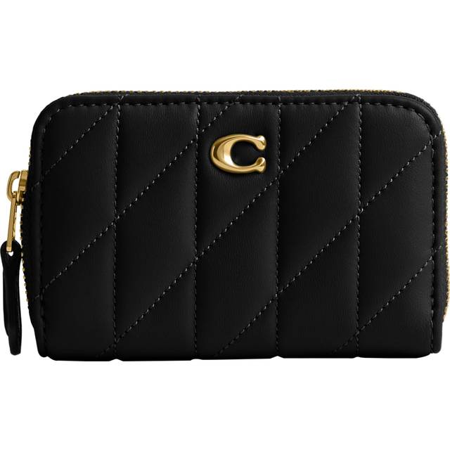 Coach Quilted Leather Zipped Cardholder Case
