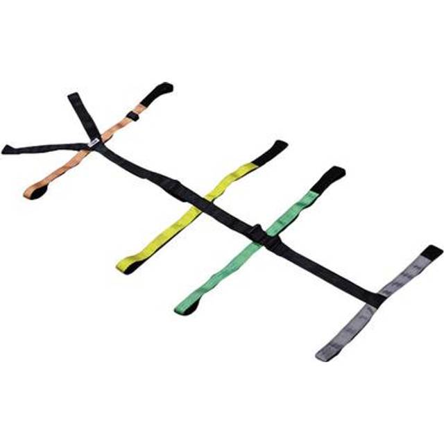 Kemp 10-308 Spine Board 10 Pt Spider Strap-Multi Color