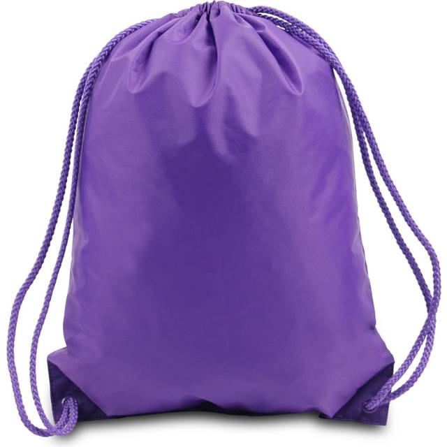 Liberty Bags liten nylon dragsko ryggsäck (USA), Lila