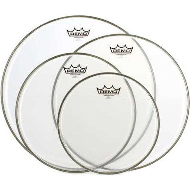Remo Ambassador Clear Tom Pack - 10 12 14 16" Heads