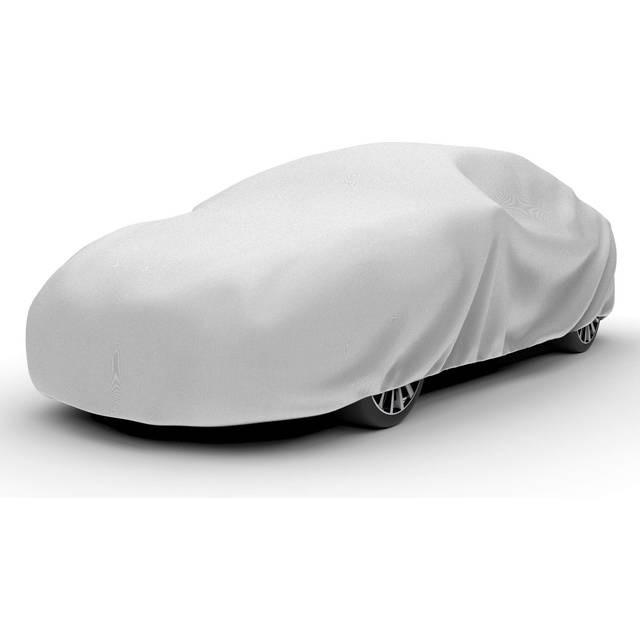 Budge Lite Car Cover Dirtproof  Scratch Resistant  Breathable  Dustproof  Car Cover Fits Sedans up to 170  Gray