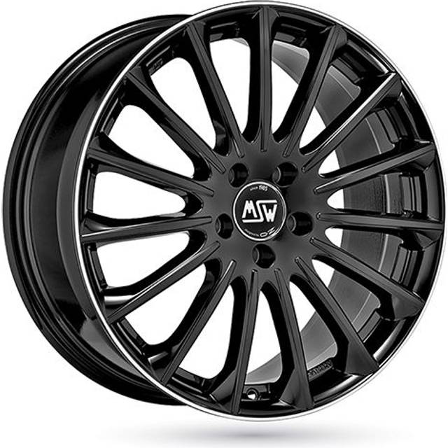 Msw 30 gloss black+diamond lip alloy wheel 19x7.5 et32 5x112