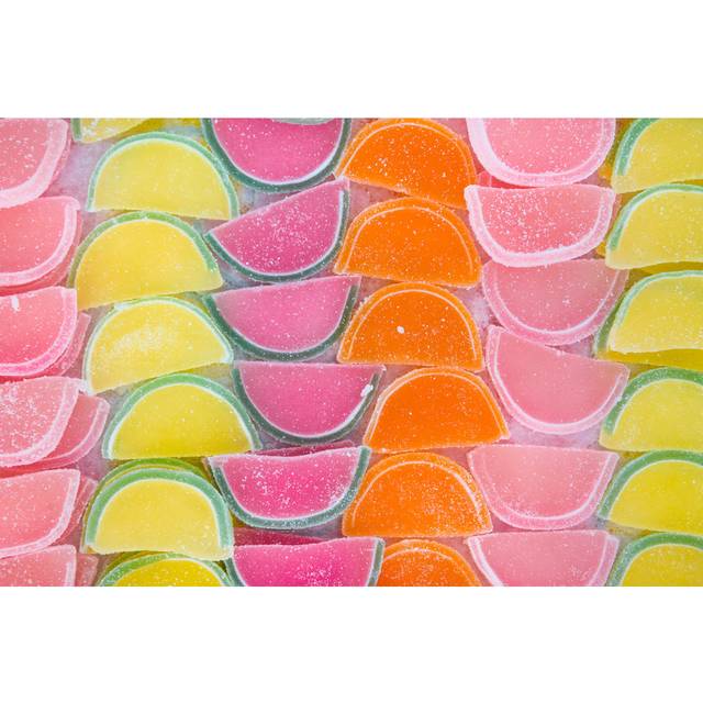 Jelly Marmalade Candies - Wrapped Canvas Photograph (51cm H x 76cm W x 3.8cm D)