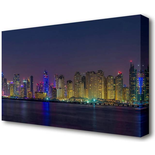 Fruitful City Dubai - Wrapped Canvas Photograph Print (66 cm H x 101.6 cm W)