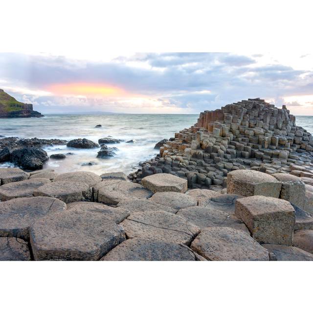Sunset At Giant Causeway (30cm H x 46cm W x 3.8cm D)