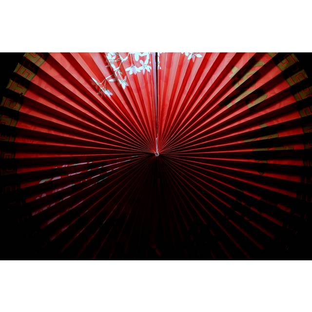 Chinese Fan by Matthuffield - Wrapped Canvas Photograph (61cm H x 91cm W x 3.8cm D)