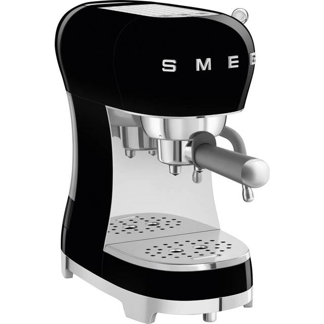 Smeg ECF02RDEU Siebträger Espresso-/Kaffemaschine black,