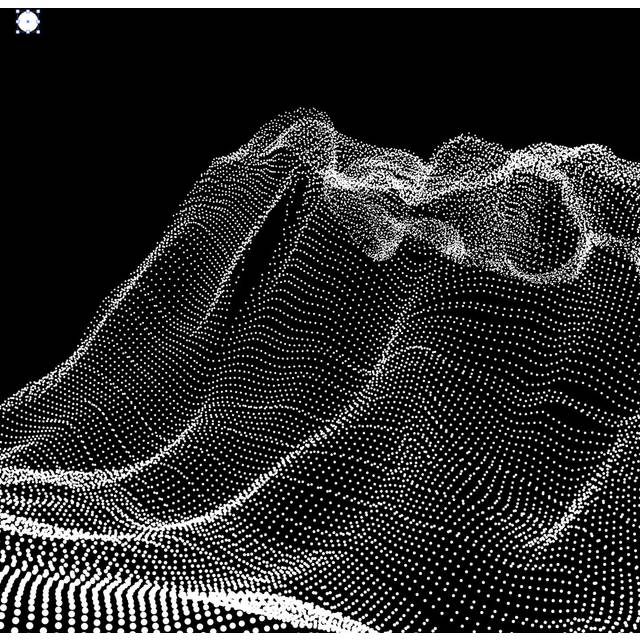 Ansa Terrain Cyberspace Grid 3D - Wrapped Canvas Photograph (51cm H x 51cm W x 3.8cm D)