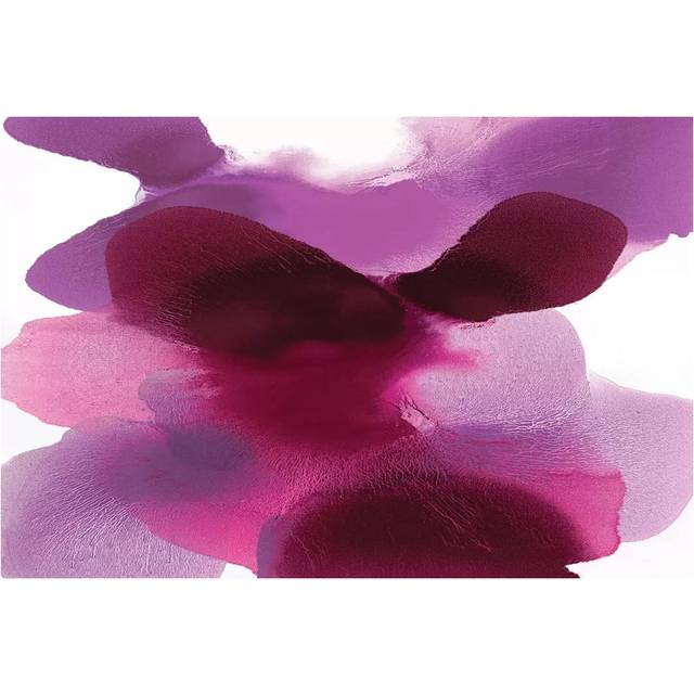 Magenta Drift by Hannah Carlson - Wrapped Canvas Painting (20.32 cm H x 30.48 cm W)
