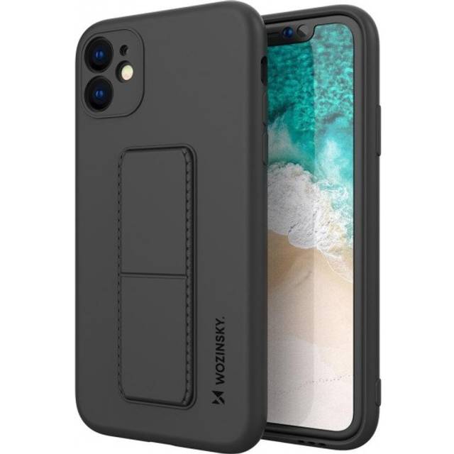 Wozinsky Kickstand Silicone Skal iPhone 11 Pro Max- Svart