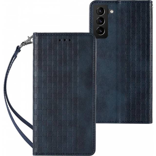 Galaxy S22 Plus PlÃ¥nboksfodral Magnet Strap - BlÃ¥
