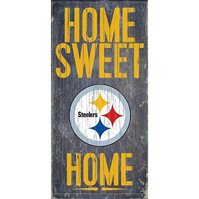 Pittsburgh Steelers 6'' x 12'' Home Sweet Home Sign